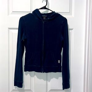 Abercrombie & Fitch zip up hoodie medium - Navy blue